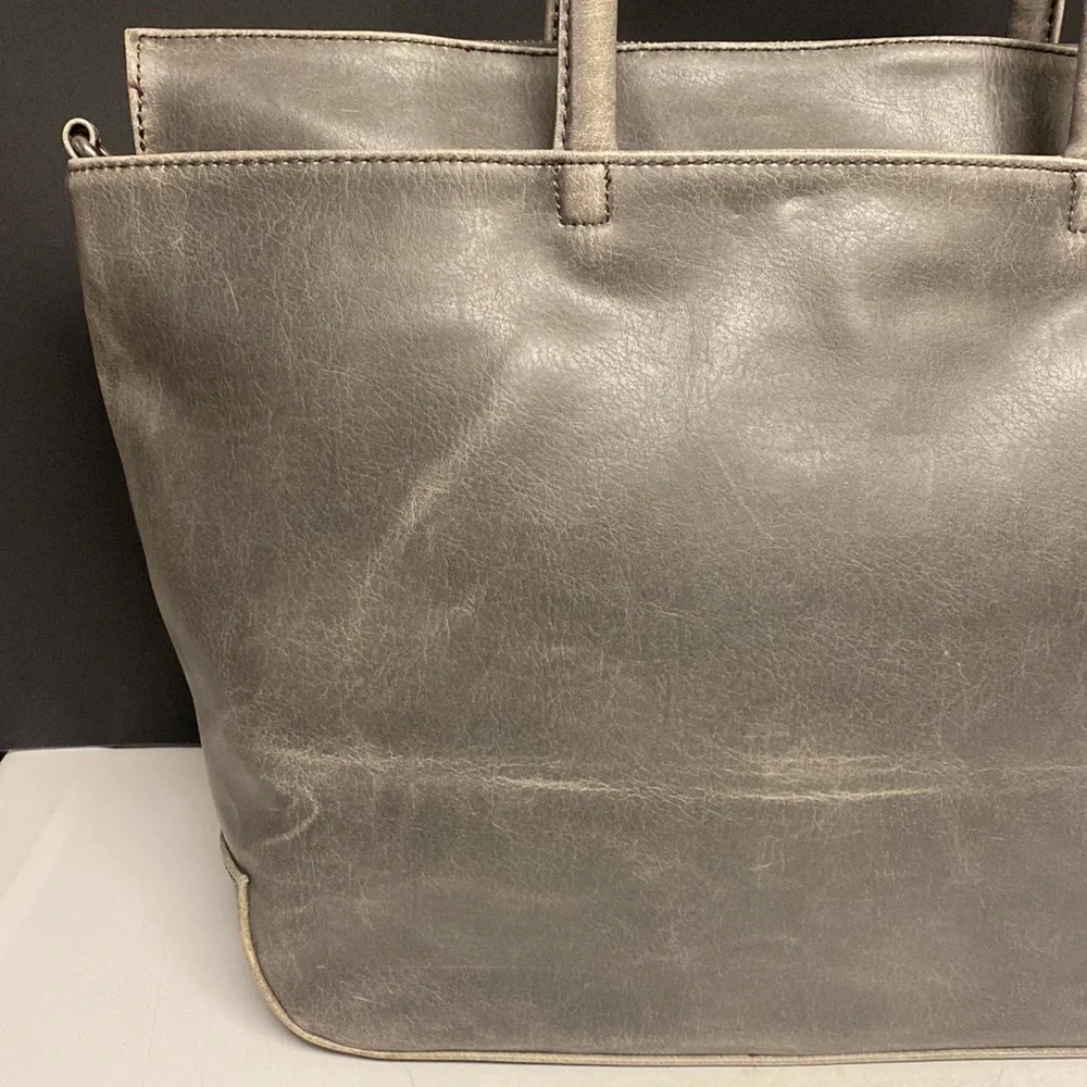 Matt & Nat Laptop Bag Grey Vegan Purse Large